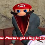 Mario's got a big brain move