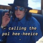 Michael Jackson calling the police