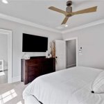 White Master bedroom suite