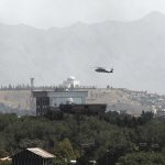 Helicopter Over US Embassy in Kabul