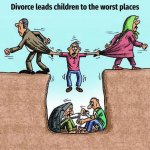 Divorce leads children to the worst places meme