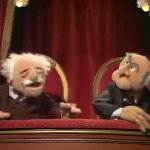 waldorf and statler german muppet show meme