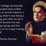 St. Thomas Aquinas hot dogs