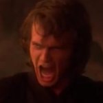 Anakin Screaming in Anger (Liar) template