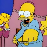 Simpsons laughing POV