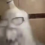 Man pours milk on his head GIF Template