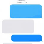 Blank Text Conversation Message