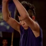 Mohawk Karate Kid GIF Template