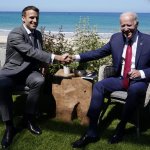 Joe Biden and French President Marcon