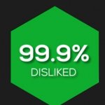 99% disliked meme