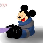 Mickey Mouse Tickled
