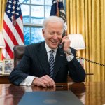 Biden on Phone meme