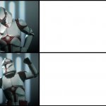 Clone Trooper Drake Meme template