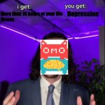 I get you get HQ HD | Depression; More than 10 hours of your life

Money | image tagged in i get you get hq hd | made w/ Imgflip meme maker