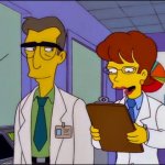 Two Sciences In Labcoats From The Simpsons
