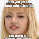 smash it rn | when you get a an down vote in imgflip; now instead of scrolling down go and smash the upvote button | image tagged in eew lisa | made w/ Imgflip meme maker