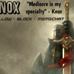 Knox announcement template v15