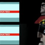 Mr. Incredible Terminated template