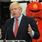 Boris Johnson elmo menacing