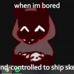 that's my excuse | when im bored; i'm mind-controlled to ship skephalo | image tagged in badboyhalo | made w/ Imgflip meme maker