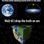 Square earth meme
