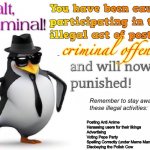 Criminal Offence meme