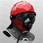 Futuristic Fire Helmet