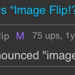 It’s pronounced image flip meme