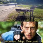 Mailbox sitting on a chair | image tagged in improvise adapt overcome,mailbox,funny,memes,chair,you had one job | made w/ Imgflip meme maker