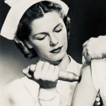 Nurse giving shot