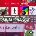 Most parties vs. Pepe Party