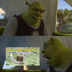 please stop! | image tagged in shrek will you stop for 5 minutes | made w/ Imgflip meme maker