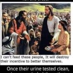 Drug testing Jesus meme