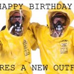 it do be like this | HAPPY BIRTHDAY; HERES A NEW OUTFIT | image tagged in hazmat thumbs up | made w/ Imgflip meme maker