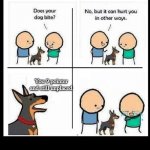 MY DOG CAN HURT YOU IN OTHER WAYS BLANK | You 9 pointer and still unplaced | image tagged in my dog can hurt you in other ways blank | made w/ Imgflip meme maker