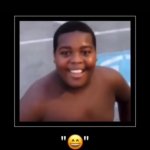Kid smiling emoji meme
