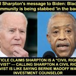 Sharpton mad at Biden meme