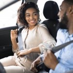 Couple in car