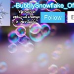 Bubbly-snowflake 3rd temp
