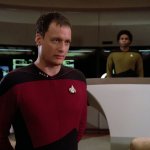 Q  And A Starfleet Ensign meme