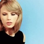 Taylor Swift glare cat gif GIF Template