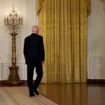 Biden walking away