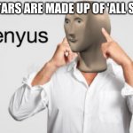 My friend helped me make this | ALL STARS ARE MADE UP OF 'ALL STARS' | image tagged in jeenyus meme man | made w/ Imgflip meme maker