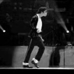 Michael Jackson moonwalk gif GIF Template