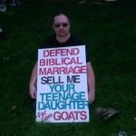 Defend biblical marriage meme