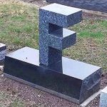 F gravestone