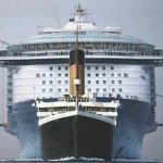 Titanic vs modern cruise ship
