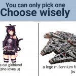 You can only pick one. Choose wisely.