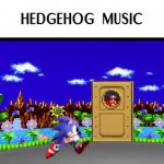 Hedgehog music GIF Template