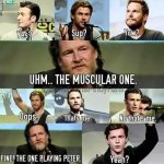 all the avengers have the same names!